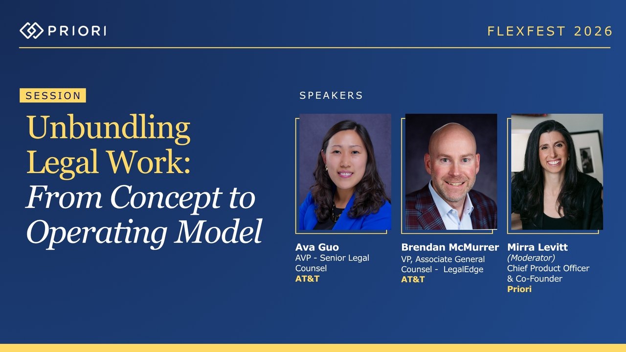 Unbundling Legal Work: From Concept to Operating Model