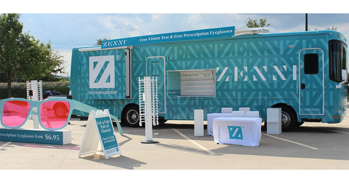 Pop-up shop retail activation used as an experiential marketing example