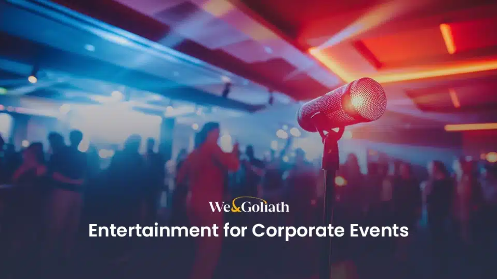 Entertainment for corporate events