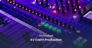 AV Event Production: Crafting Audiovisual Wonders Av event production in chennai.