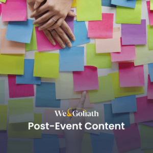 Content created after the event.
