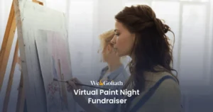 Palette & Purpose: Virtual Paint Night Fundraising Virtual paint night fundraiser.