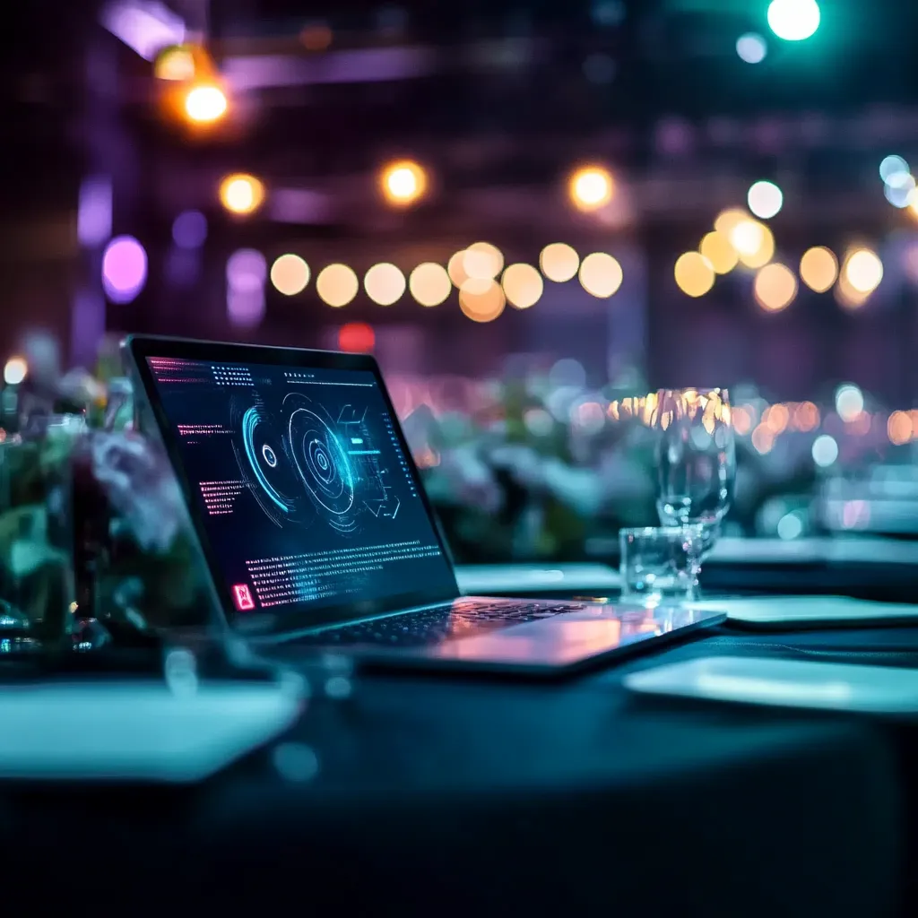 An event technology platform running a live session