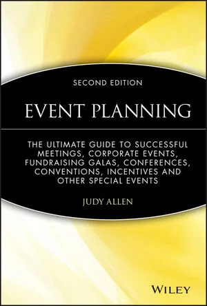 Cover of Event Planning, second edition, by Judy Allen